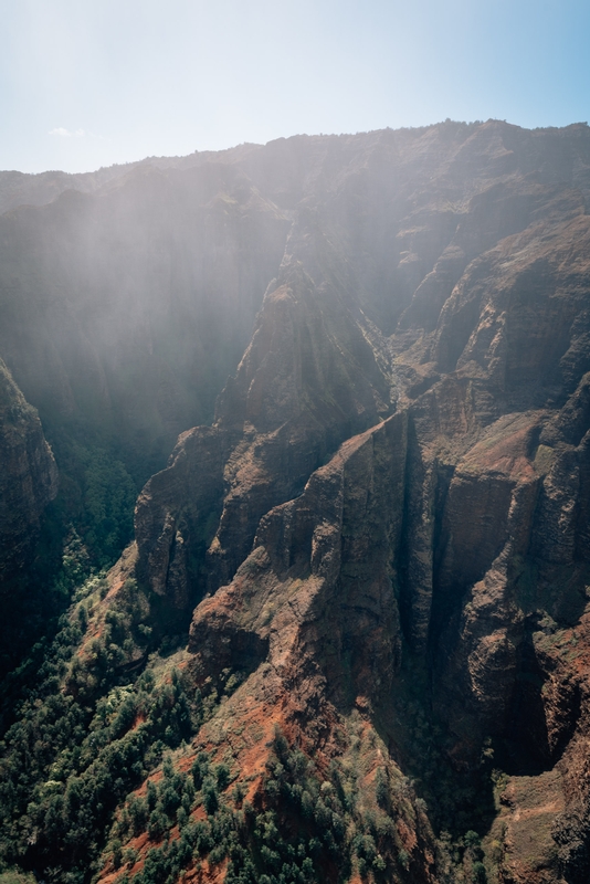 A Misty View of the Canyon Side