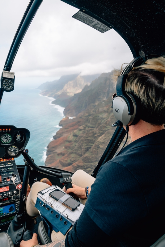 Approaching the Napali Coast