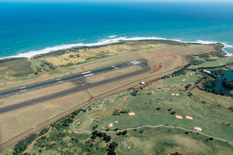 Overlooking the Lihue Runways