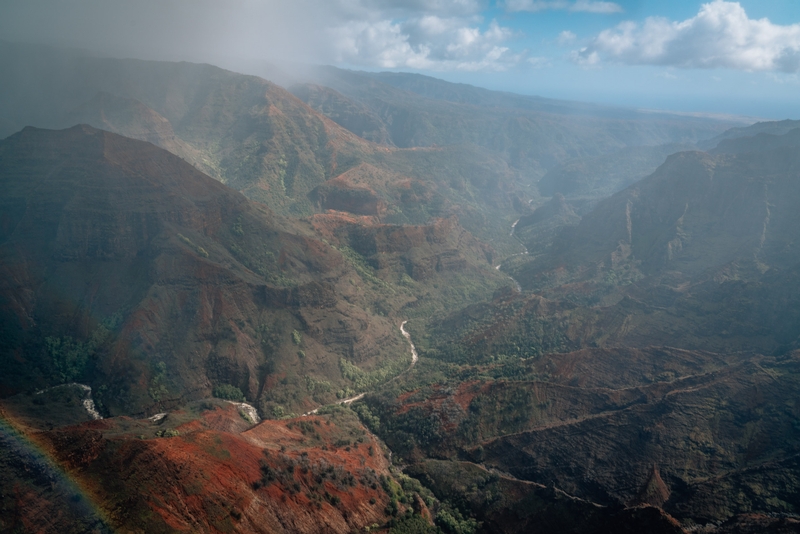 Rainbows, Mist & Rivers over Waimea Canyon