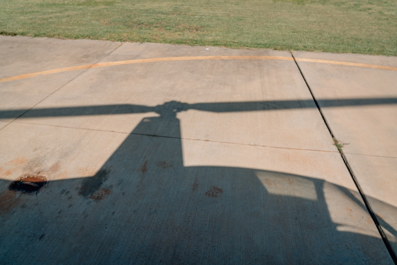 Shadow of a Helicopter