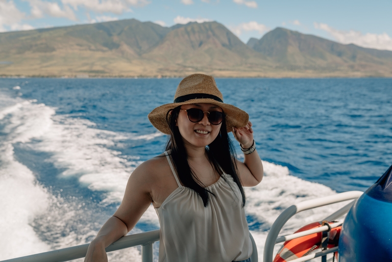 Jessica on the Ferry