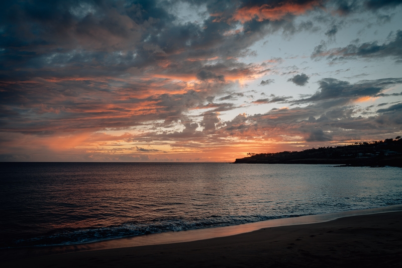 Sunset over Lanai