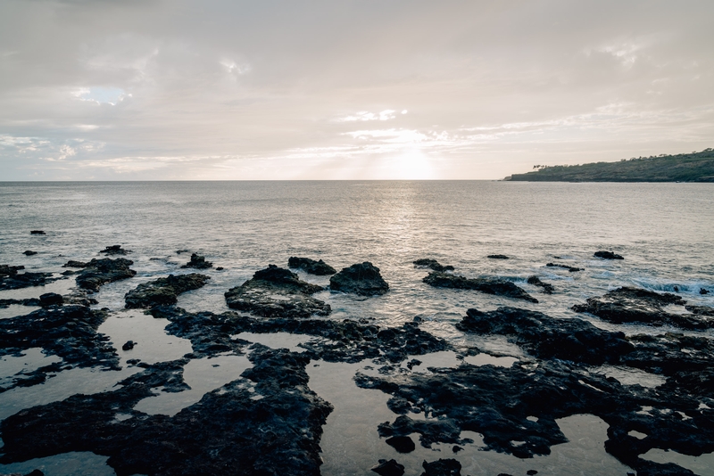 Sunset over the Tide Pools of Shark's Bay