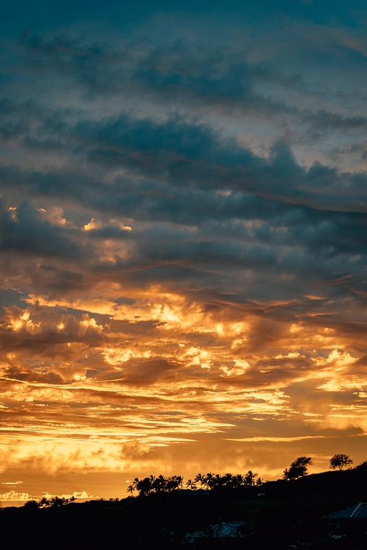 Sunset After a Day of Rain