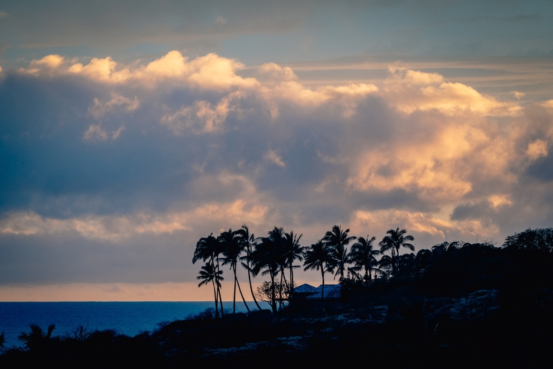 Sunset over Lanai