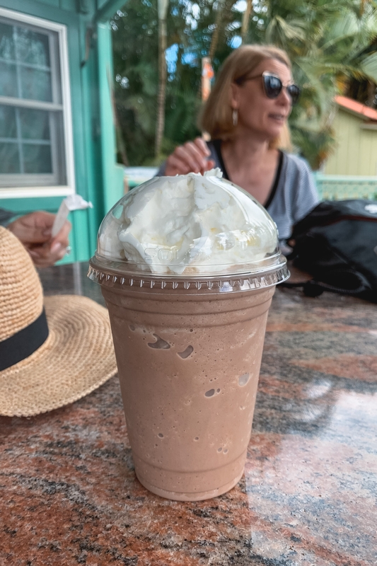 Iced Chocolate Drink With Relaxation
