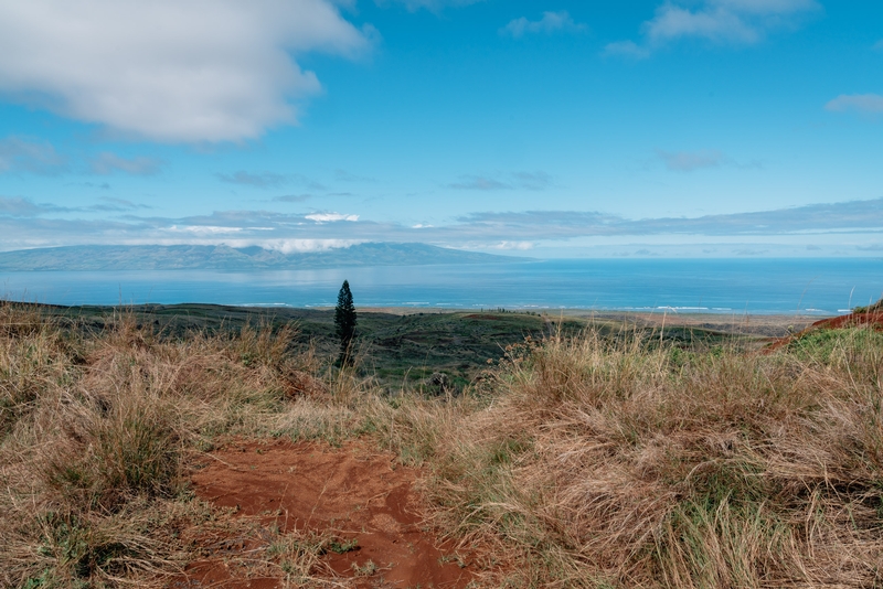 Maui in the Distance on Lanai