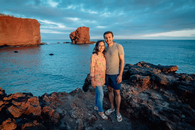 Ragini & Moki at Sweeatheart Rock at Sunset