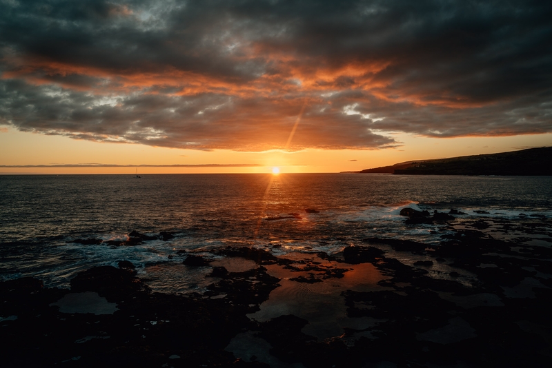 Sunset over Lanai