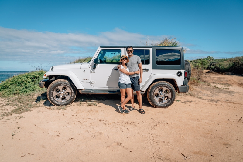 The Group Jeep Photo - Ragini & Moki