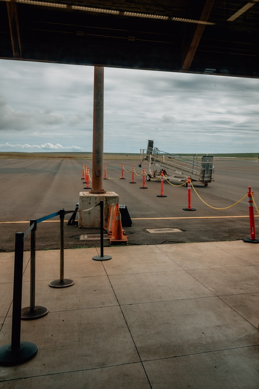 Waiting at Lanai Airport