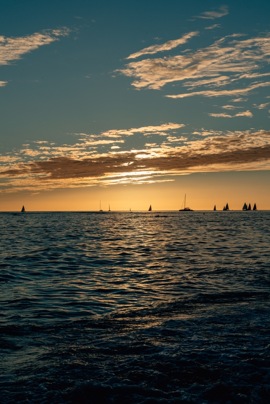 Sailboats at Sunset Part III