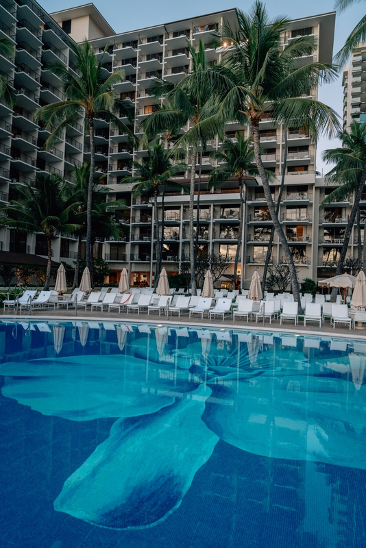 The Orchid Pool at the Halekulani - Tall