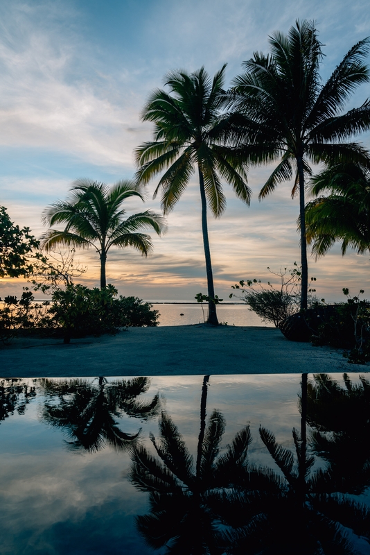 Sunset over Tetiaroa