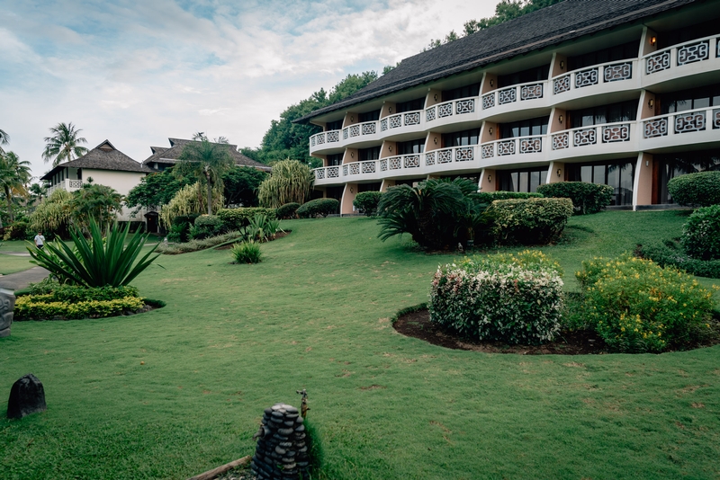 The Grounds of the Intercontinental Hotel Tahiti