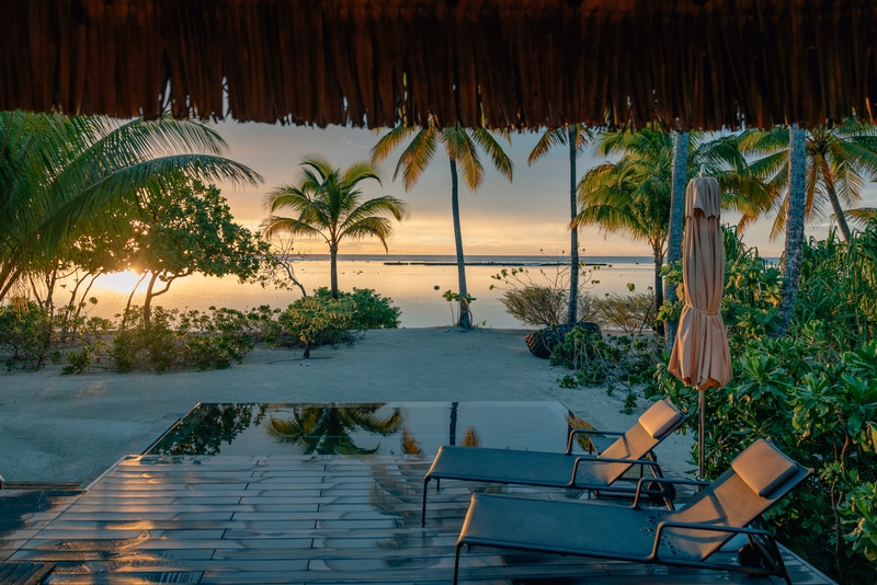 A Sunset View from the Deck
