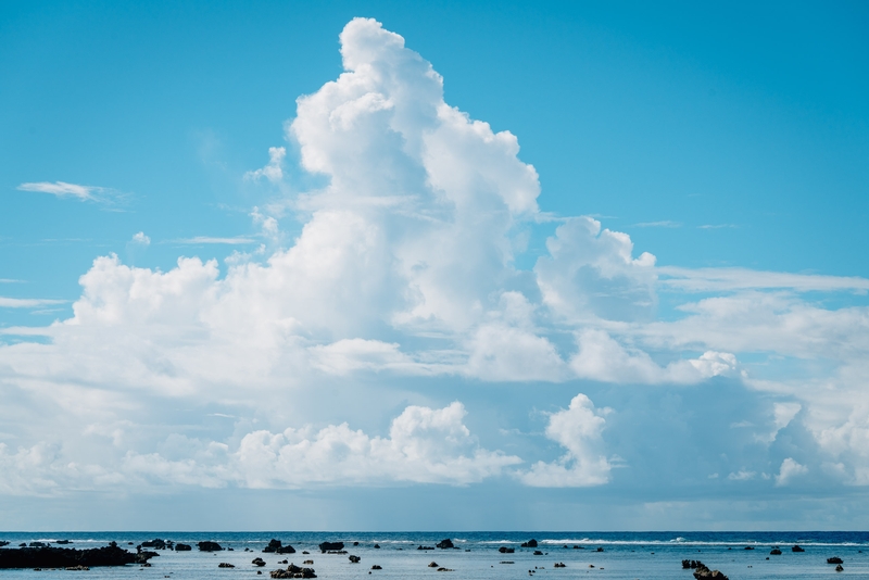 Clouds Far from the Atoll