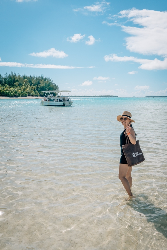 Jessica Walks Toward our Boat