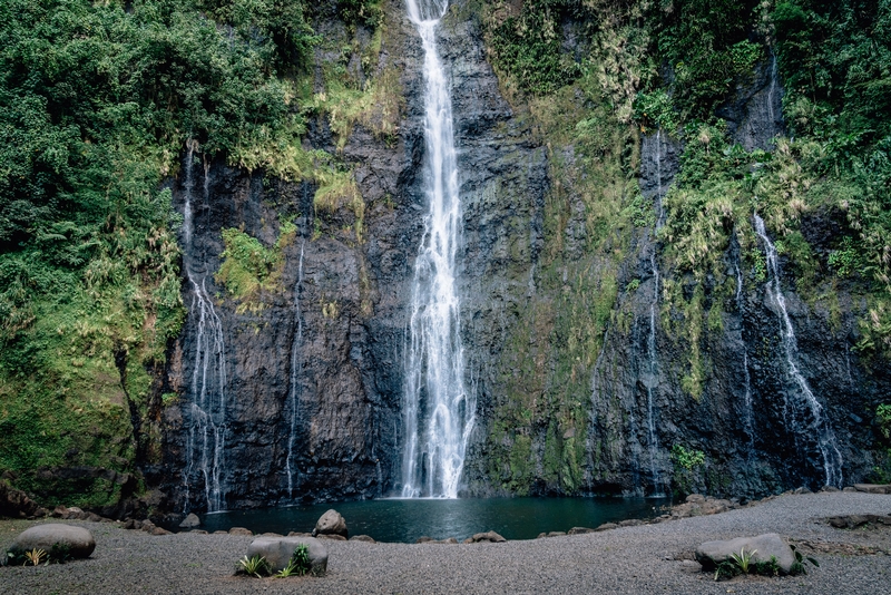 The Tahitian Waterfall - Wide