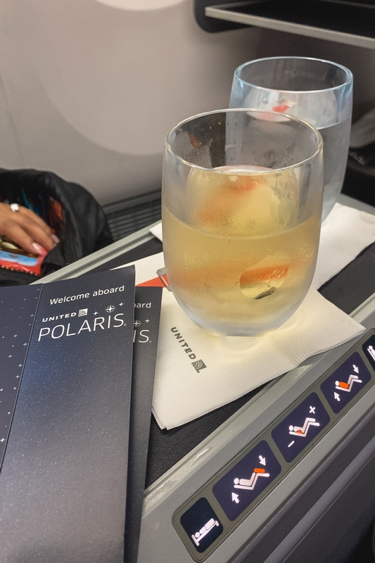 United Airlines Polaris In-Flight Service