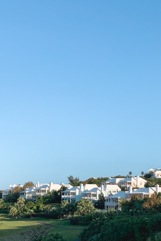 Colonial Homes With Blue Roofs Bermuda