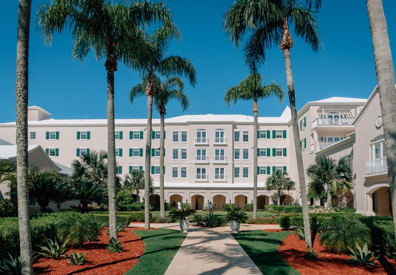 The Croquet Lawn and Hotel