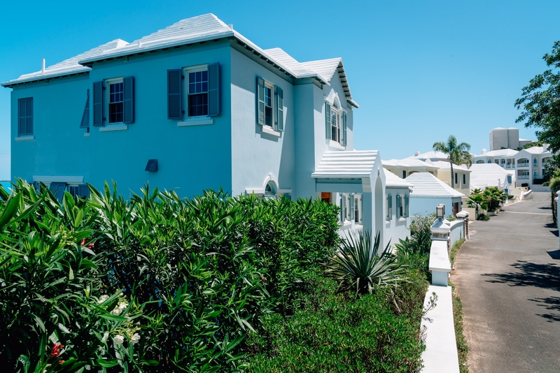 The Houses below the Hotel