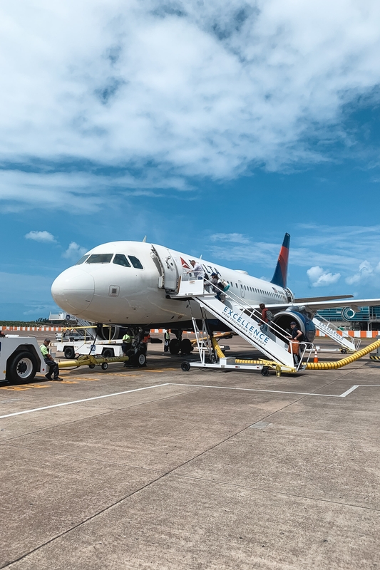 Commercial Aircraft At Airport Gate