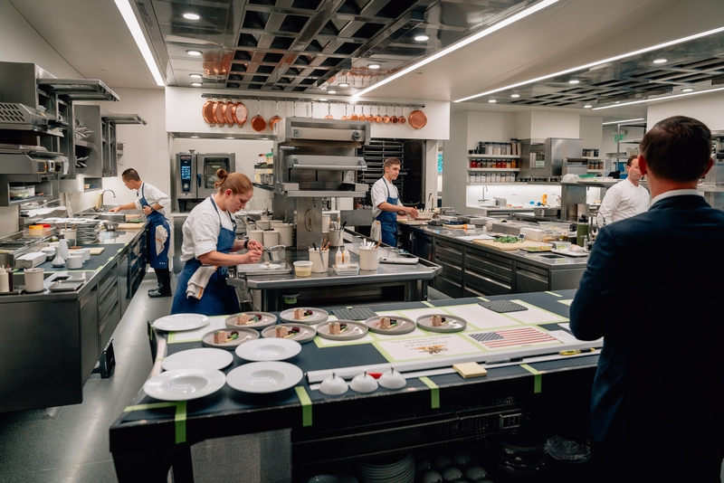 Chefs Plating at The French Laundry