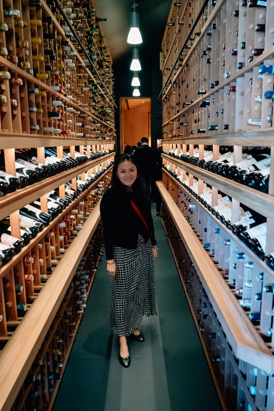 Woman in Historic Wine Cellar