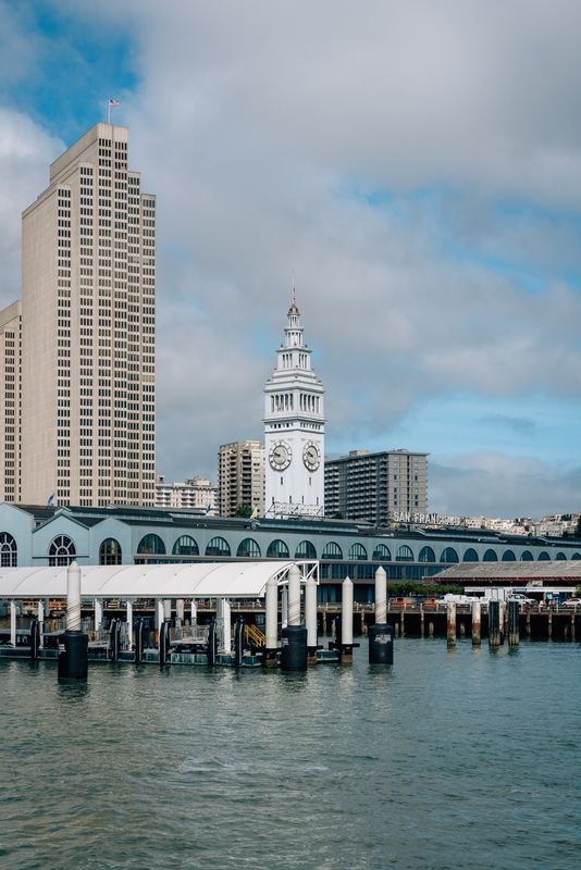Ferry Building and San Francisco Skyline
