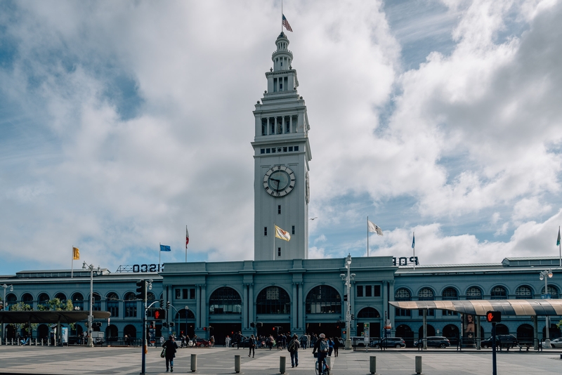 Ferry Building Clock Tower San Francisco