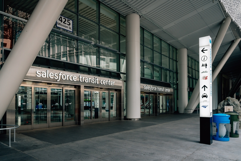 Salesforce Transit Center Modern Entrance