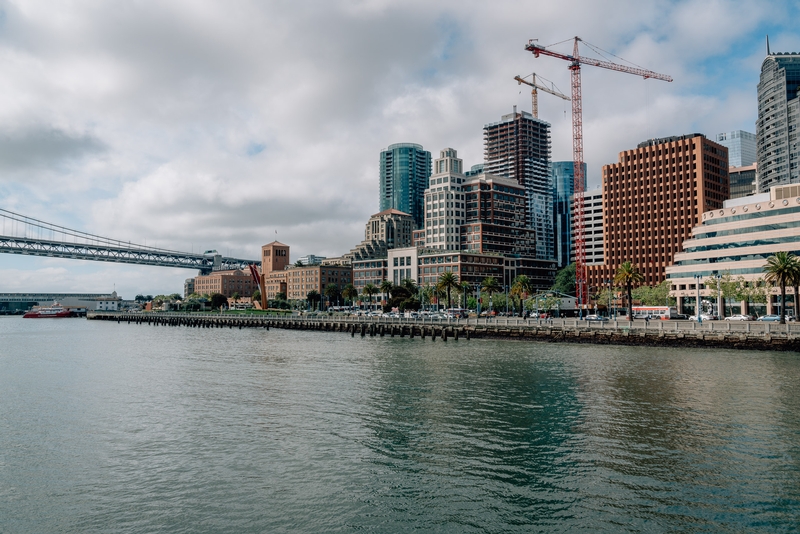 San Francisco Waterfront Skyline Under Construction