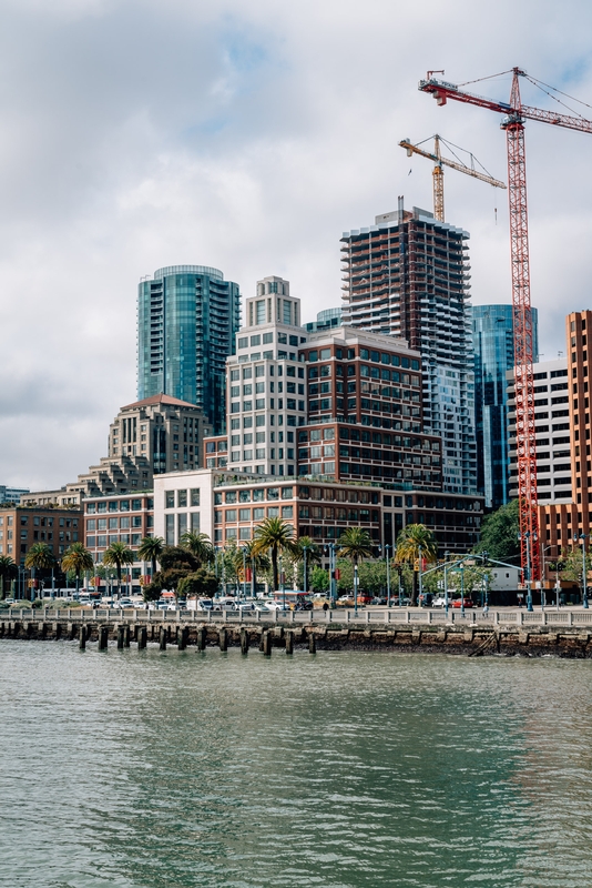 Waterfront City Development Under Construction