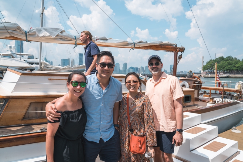 Group Portrait on Manhattan Sailboat