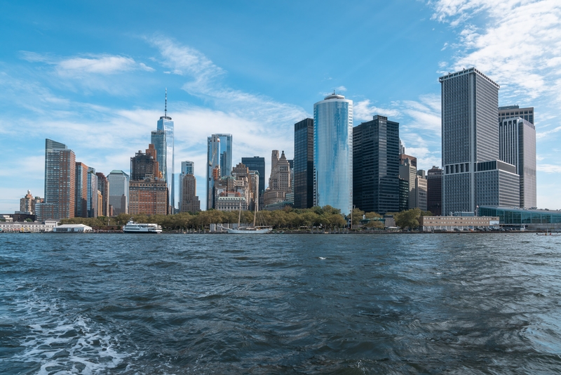 Manhattan Skyline Across East River