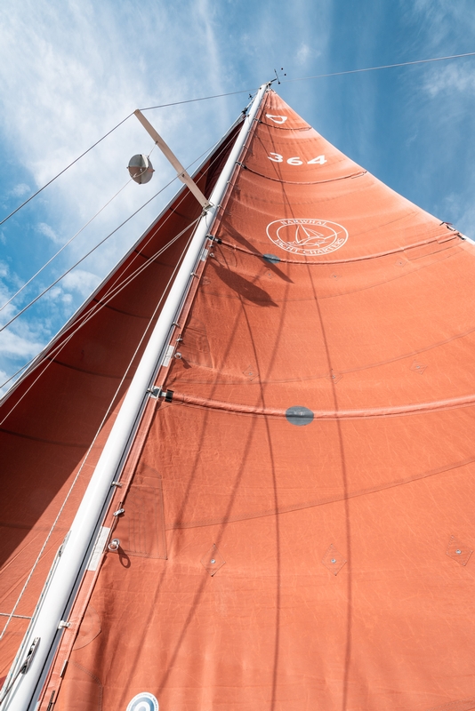Sailboat Against Blue Sky