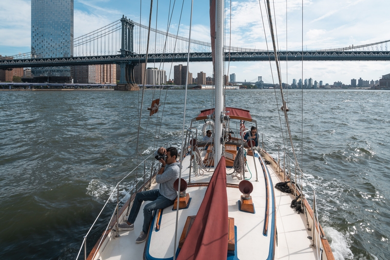 Sailing Into Manhattan's Iconic Bridges