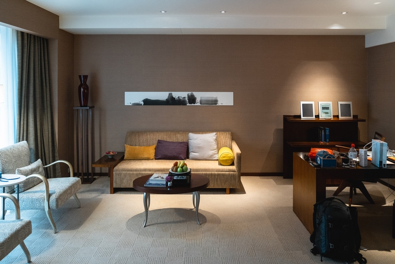 Modern Hotel Suite Living Room