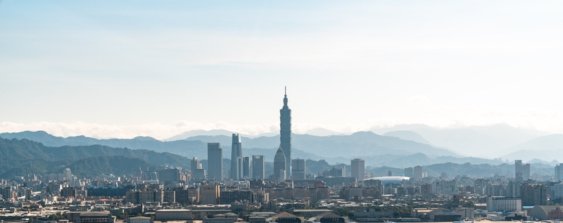 Taipei 101 Dominates Hazy Skyline