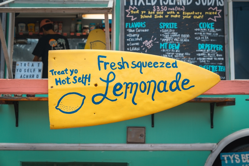 Fresh Squeezed Lemonade Sign, North Shore