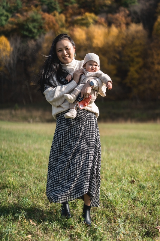 Jessica and Lucy in Autumn Light