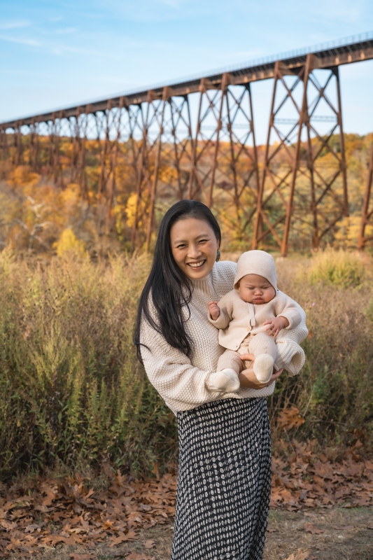 Jessica And Lucy At Schunnemunk Trestle