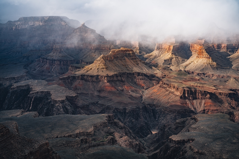 Grand Canyon National Park Desert Landscape