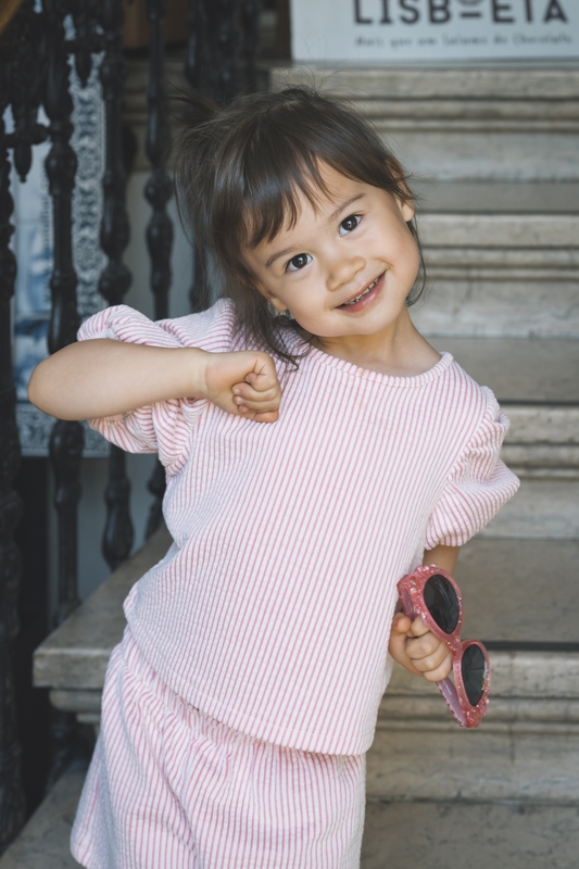 Lulu At The Lisbon Station Steps